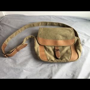 L.L. Bean cross-body canvas bag